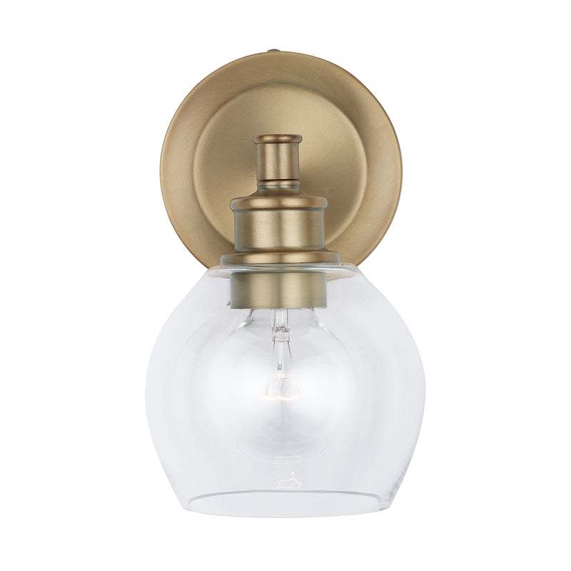 Capital Lighting 621111AD-426 Mid Century One Light Wall Sconce, Aged Brass Alternate Image 2.jpg