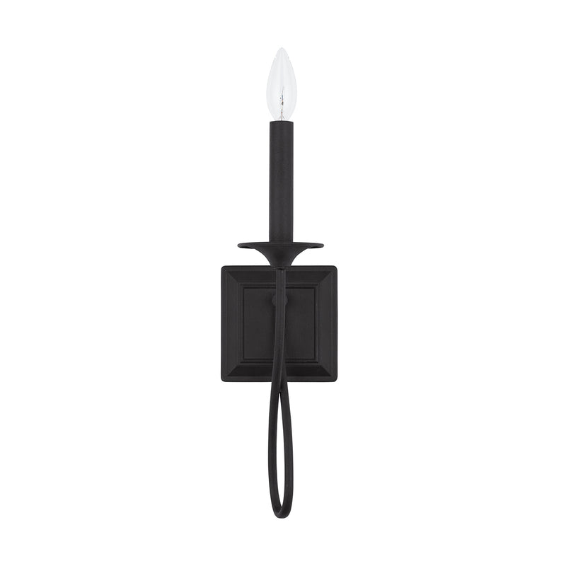 Capital Lighting 637211BI Vincent One Light Wall Sconce, Black Iron Alternate Image.jpg