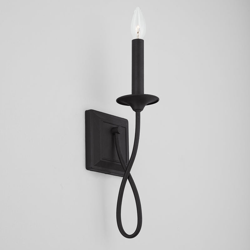 Capital Lighting 637211BI Vincent One Light Wall Sconce, Black Iron Alternate Image 4.jpg
