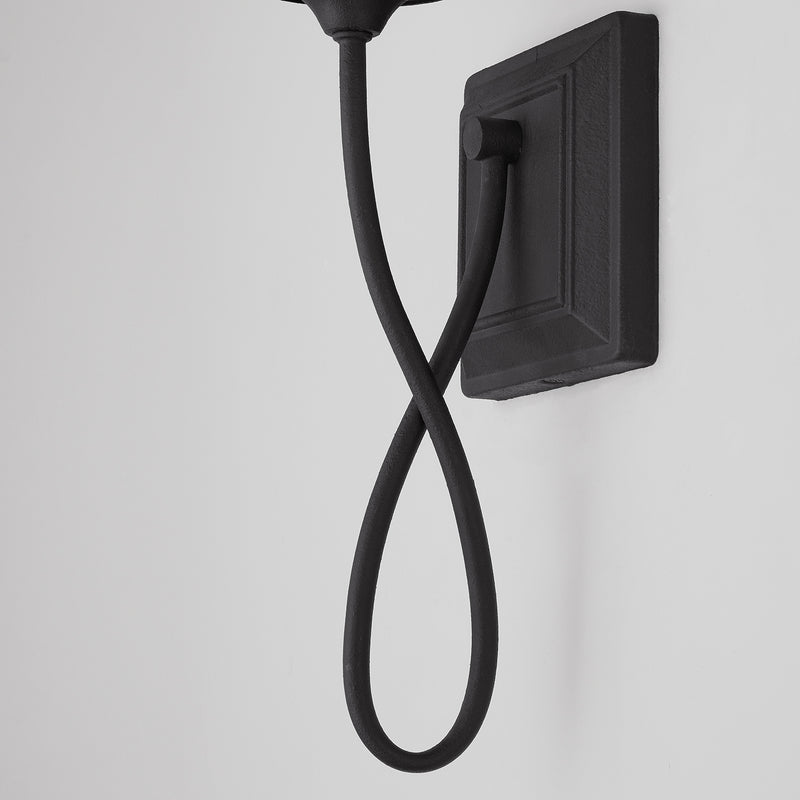 Capital Lighting 637211BI Vincent One Light Wall Sconce, Black Iron Alternate Image.jpg