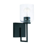 Capital Lighting 639311MB-500 Carter One Light Wall Sconce, Matte Black Alternate Image 2.jpg