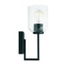 Capital Lighting 639311MB-500 Carter One Light Wall Sconce, Matte Black Alternate Image 3.jpg