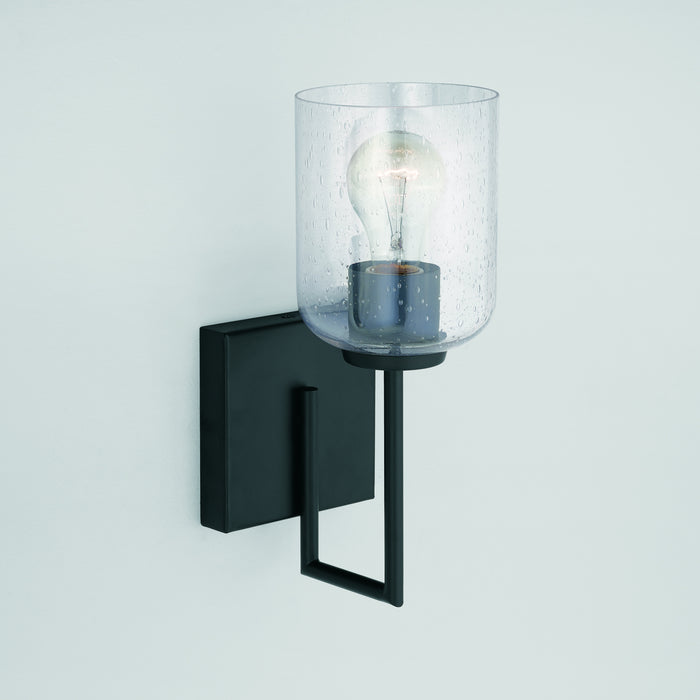 Capital Lighting 639311MB-500 Carter One Light Wall Sconce, Matte Black Alternate Image 4.jpg