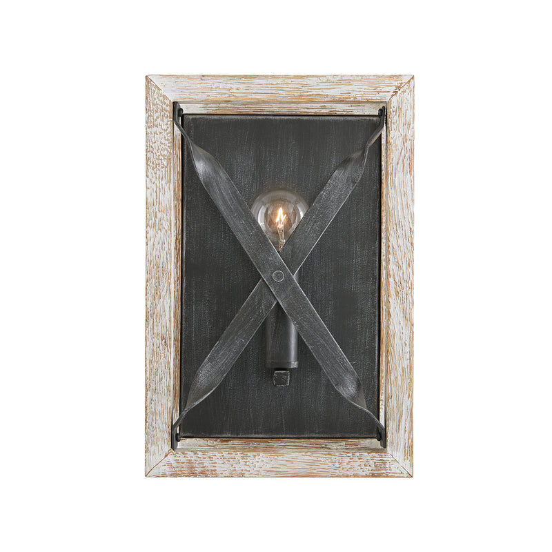 Capital Lighting 640411WN Remi One Light Wall Sconce, Brushed White Wash and Nordic Iron Alternate Image 2.jpg