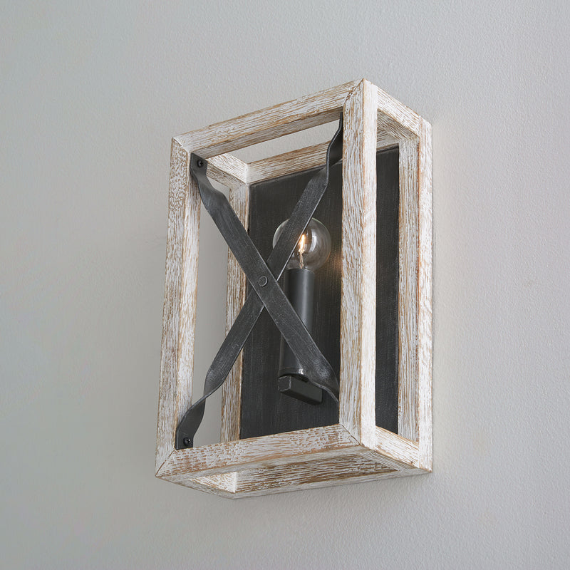 Capital Lighting 640411WN Remi One Light Wall Sconce, Brushed White Wash and Nordic Iron Alternate Image 4.jpg