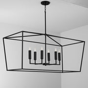 Capital Lighting 837661MB Thea Six Light Island Pendant, Matte Black Alternate Image 4.jpg