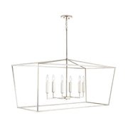 Capital Lighting 837661PN Thea Six Light Island Pendant, Polished Nickel Alternate Image 2.jpg
