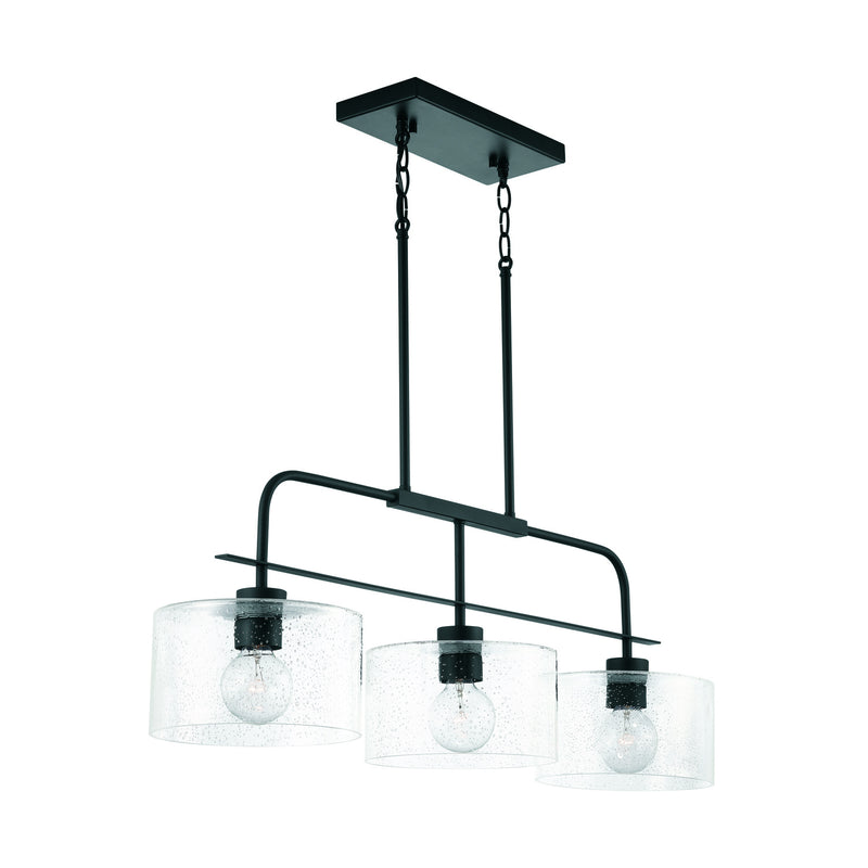 Capital Lighting 838435MB Jake Three Light Island Pendant, Matte Black Alternate Image 2.jpg