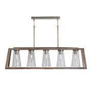 Capital Lighting 840551HN-504 Connor Five Light Island Pendant, Barnhouse and Matte Nickel Alternate Image.jpg