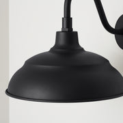 Capital Lighting 936311BK RLM Shade & Cord Canopy, Black Alternate Image 3.jpg