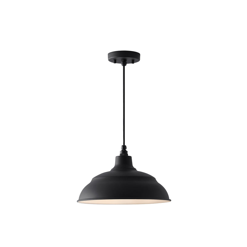 Capital Lighting 936311BK RLM Shade & Cord Canopy, Black Alternate Image 4.jpg