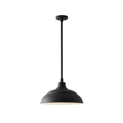 Capital Lighting 936312BK RLM Shade & Cord Canopy, Black Alternate Image 2.jpg