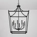 Capital Lighting 9553MB Stanton Eight Light Foyer Pendant, Matte Black Alternate Image 3.jpg