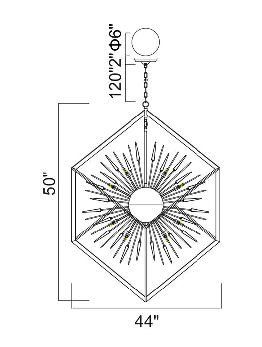 CWI Lighting 1178P44-20-601 Starburst 20 Light Chandelier Chrome & Black Alt 2.jpg