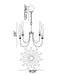 CWI Lighting 1203P29-22-613 Meduse 22 Light Chandelier, Polished Nickel Alternate Image 2.jpg