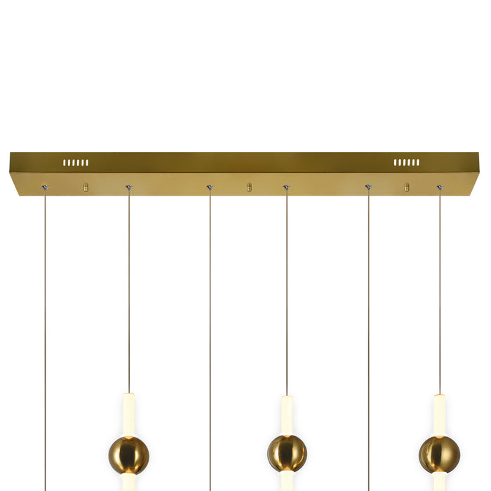 CWI Lighting 1208P32-6-625-RC Baton LED Island/Pool Table Chandelier Brass Alt 4.jpg