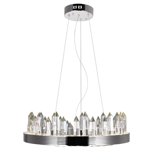 CWI Lighting 1218P18-613 Agassiz LED Chandelier Polished Nickel Alt 1.jpg