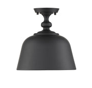 Savoy House 6-3750-1-89 One Light Semi-Flush Mount, Matte Black (3)