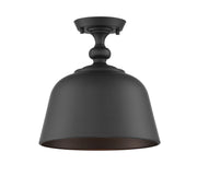 Savoy House 6-3750-1-89 One Light Semi-Flush Mount, Matte Black (4)