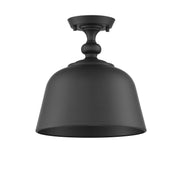 Savoy House 6-3750-1-89 One Light Semi-Flush Mount, Matte Black (5)