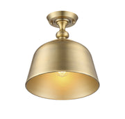 Savoy House 6-3750-1-322 One Light Semi-Flush Mount, Warm Brass (2)