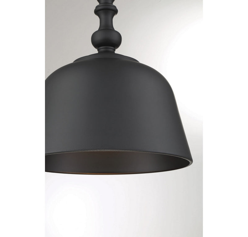 Savoy House 7-3751-1-89 One Light Pendant, Matte Black (6)