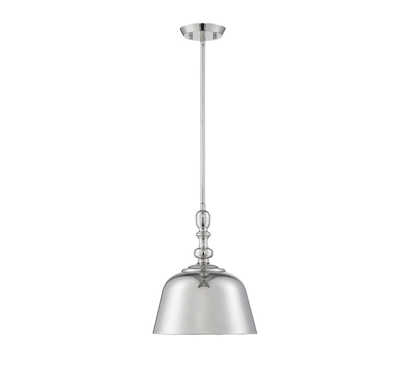 Savoy House 7-3751-1-109 One Light Pendant, Polished Nickel (3)