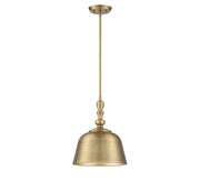 Savoy House 7-3751-1-322 One Light Pendant, Warm Brass (4)