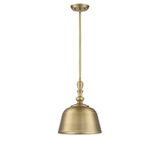 Savoy House 7-3751-1-322 One Light Pendant, Warm Brass (5)