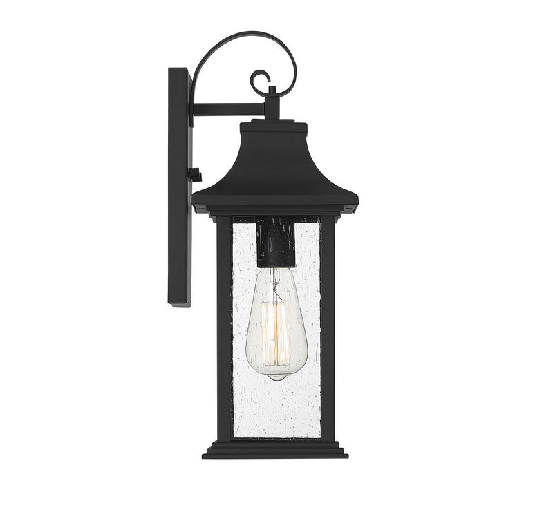Savoy House 5-450-BK One Light Wall Sconce, Matte Black (5)