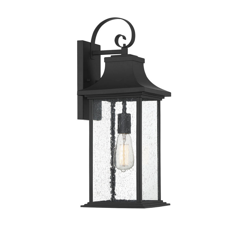 Savoy House 5-451-BK One Light Wall Sconce, Matte Black (4)