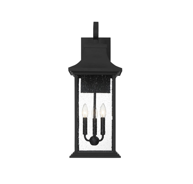 Savoy House 5-452-BK Three Light Outdoor Wall Sconce, Matte Black (3)