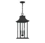 Savoy House 5-453-BK Three Light Outdoor Pendant, Matte Black (2)
