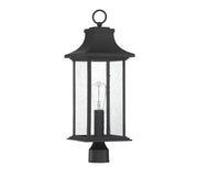Savoy House 5-454-BK One Light Post Lantern, Matte Black (2)
