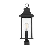 Savoy House 5-454-BK One Light Post Lantern, Matte Black (3)