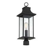 Savoy House 5-454-BK One Light Post Lantern, Matte Black (5)