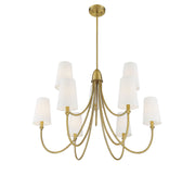 Savoy House 1-2541-9-322 Nine Light Chandelier, Warm Brass (4)