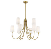 Savoy House 1-2541-9-322 Nine Light Chandelier, Warm Brass (5)