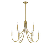 Savoy House 1-2541-9-322 Nine Light Chandelier, Warm Brass (6)