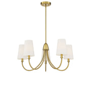 Savoy House 1-2540-5-322 Five Light Chandelier, Warm Brass (3)