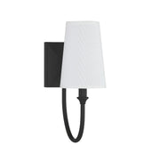 Savoy House 9-2542-1-89 One Light Wall Sconce, Matte Black (2)