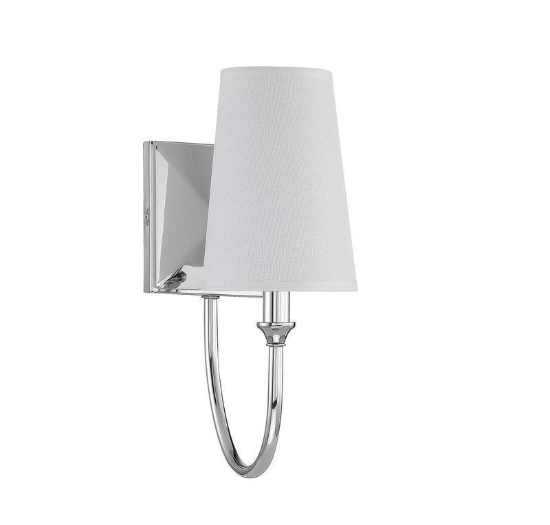 Savoy House 9-2542-1-109 One Light Wall Sconce, Polished Nickel (2)
