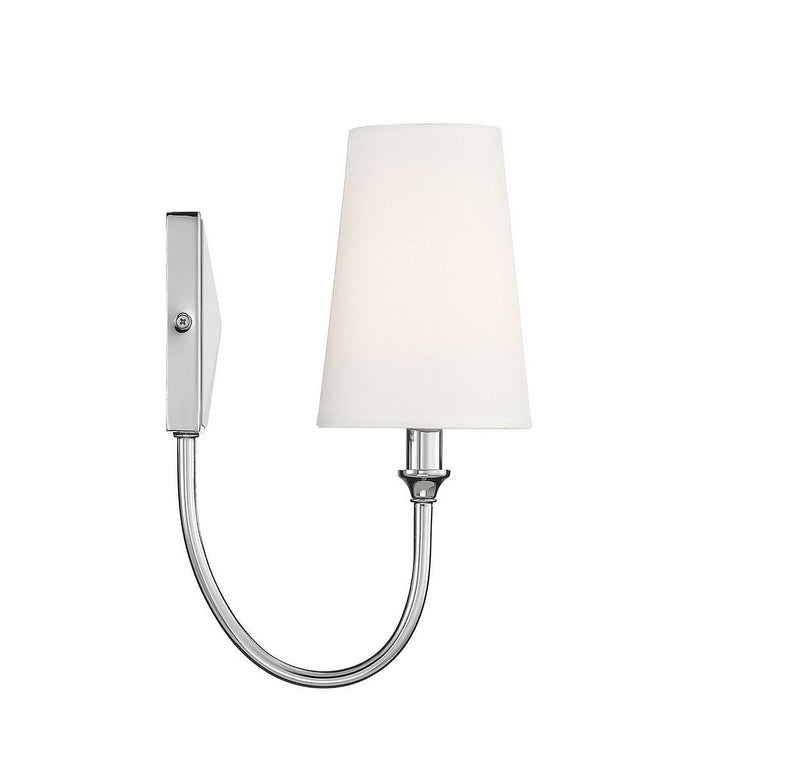 Savoy House 9-2542-1-109 One Light Wall Sconce, Polished Nickel (4)