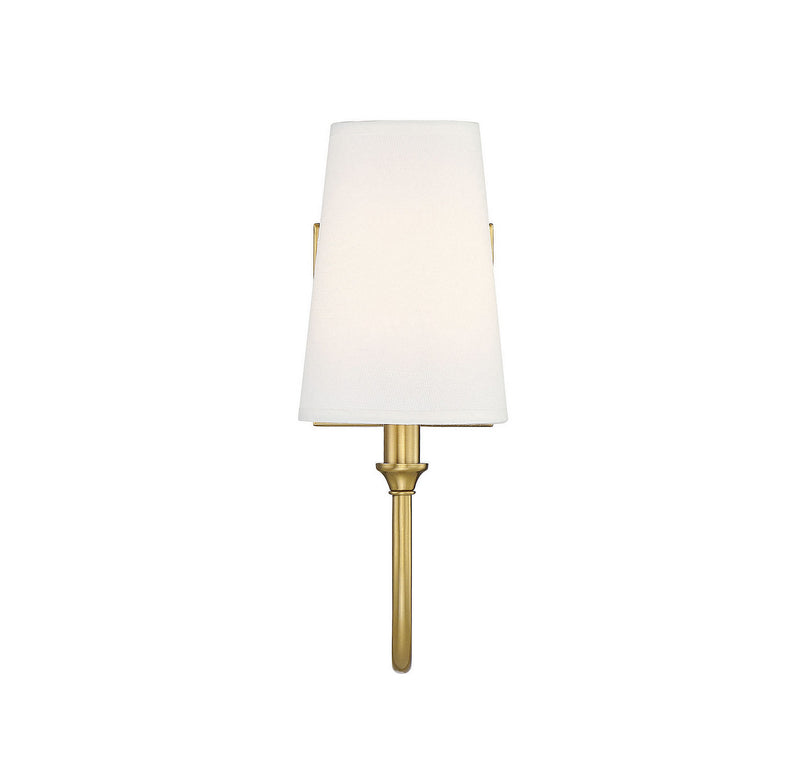 Savoy House 9-2542-1-322 One Light Wall Sconce, Warm Brass (5)