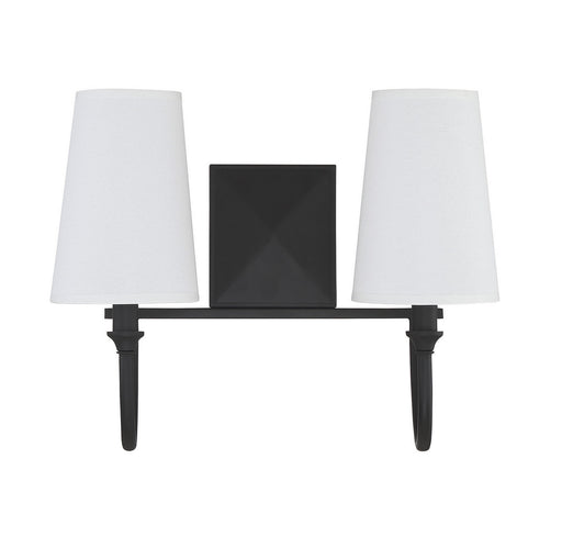 Savoy House 8-2542-2-89 Two Light Bath Bar, Matte Black (2)