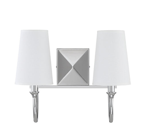 Savoy House 8-2542-2-109 Two Light Bath Bar, Polished Nickel (2)