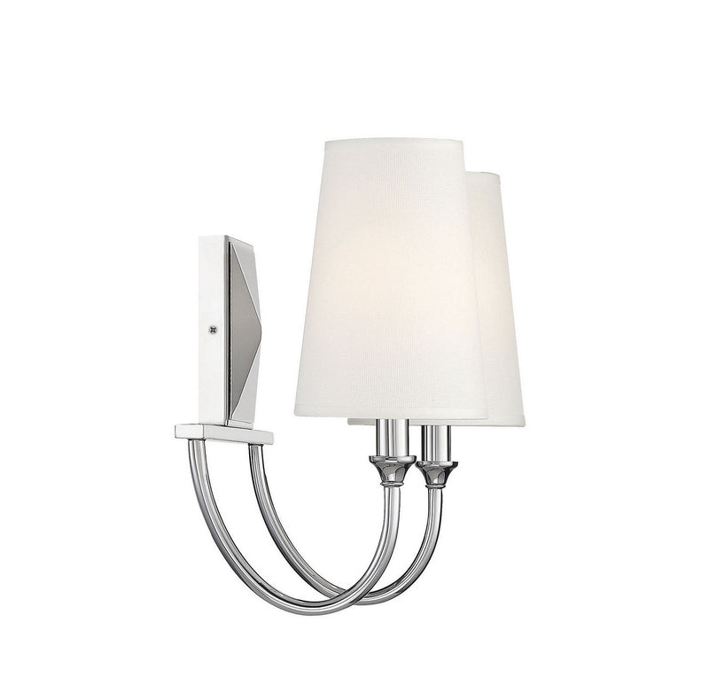 Savoy House 8-2542-2-109 Two Light Bath Bar, Polished Nickel (5)