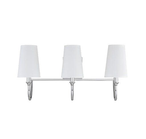 Savoy House 8-2542-3-109 Three Light Bath Bar, Polished Nickel (2)