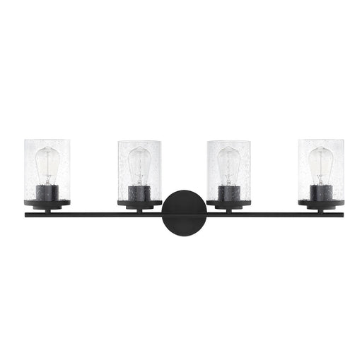 Savoy House 8-8020-4-BK Four Light Bath Bar, Matte Black (2)