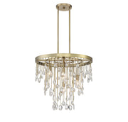 Savoy House 1-1846-4-127 Four Light Chandelier, Noble Brass (4)